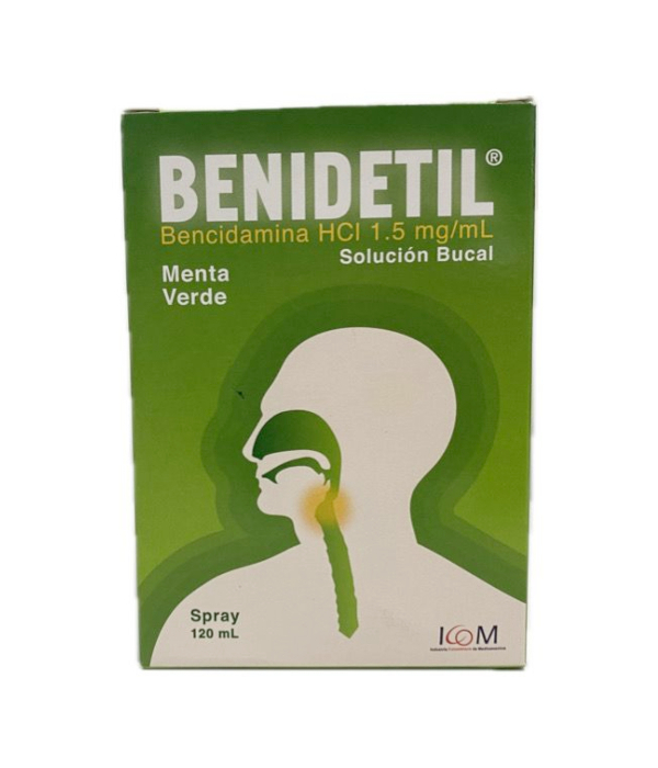 BENIDETIL 1.5MG/ML MENTA VERDE SPARY X 120 ML